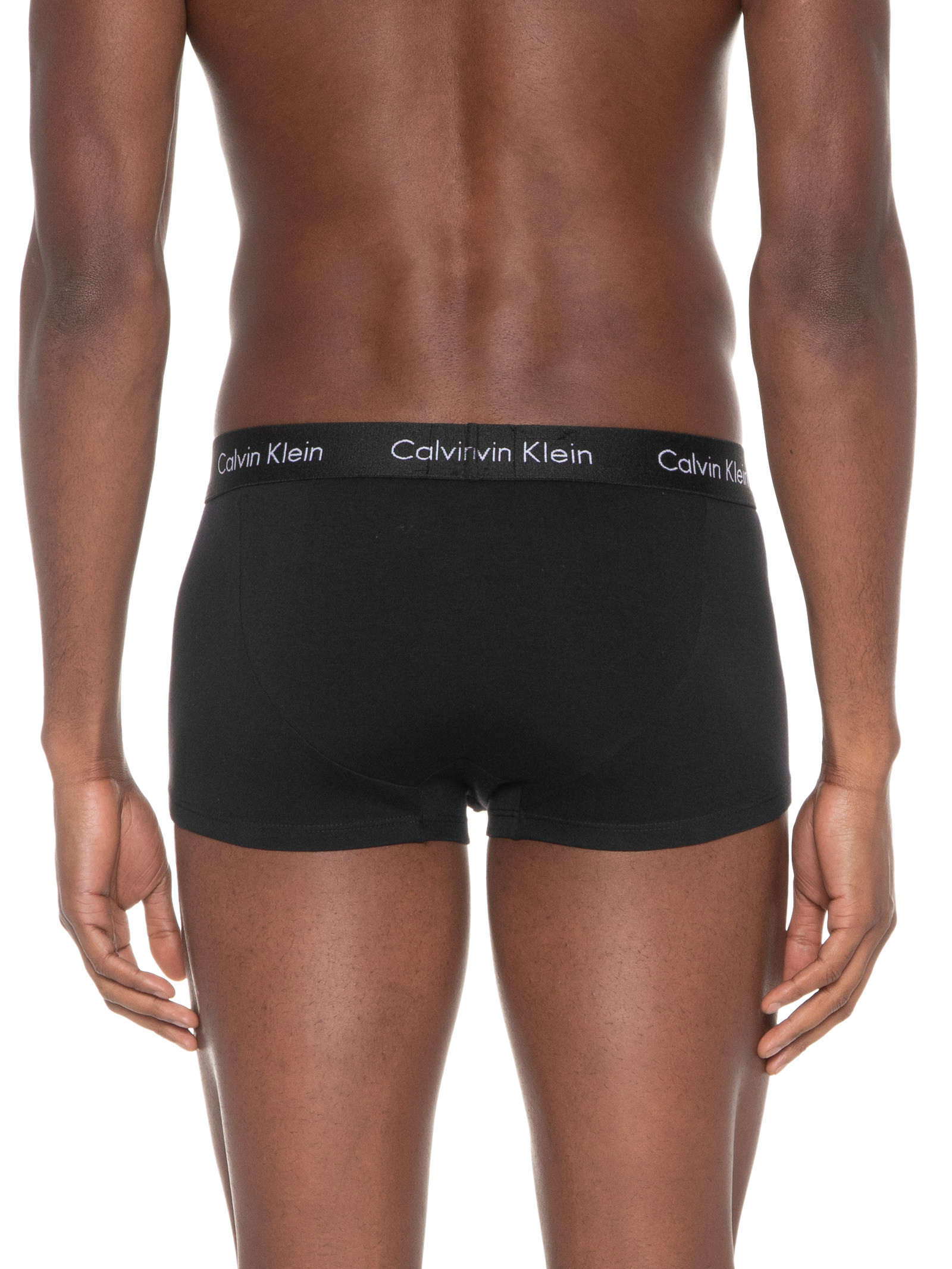 Kit De Cuecas Low Rise Trunk - Calvin Klein Underwear - Preto - Oqvestir
