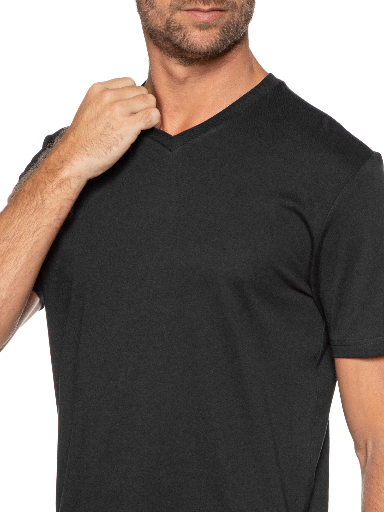 Kit de Camisetas Masculinas V-neck 2 Peças - Calvin Klein Underwear -  Oqvestir