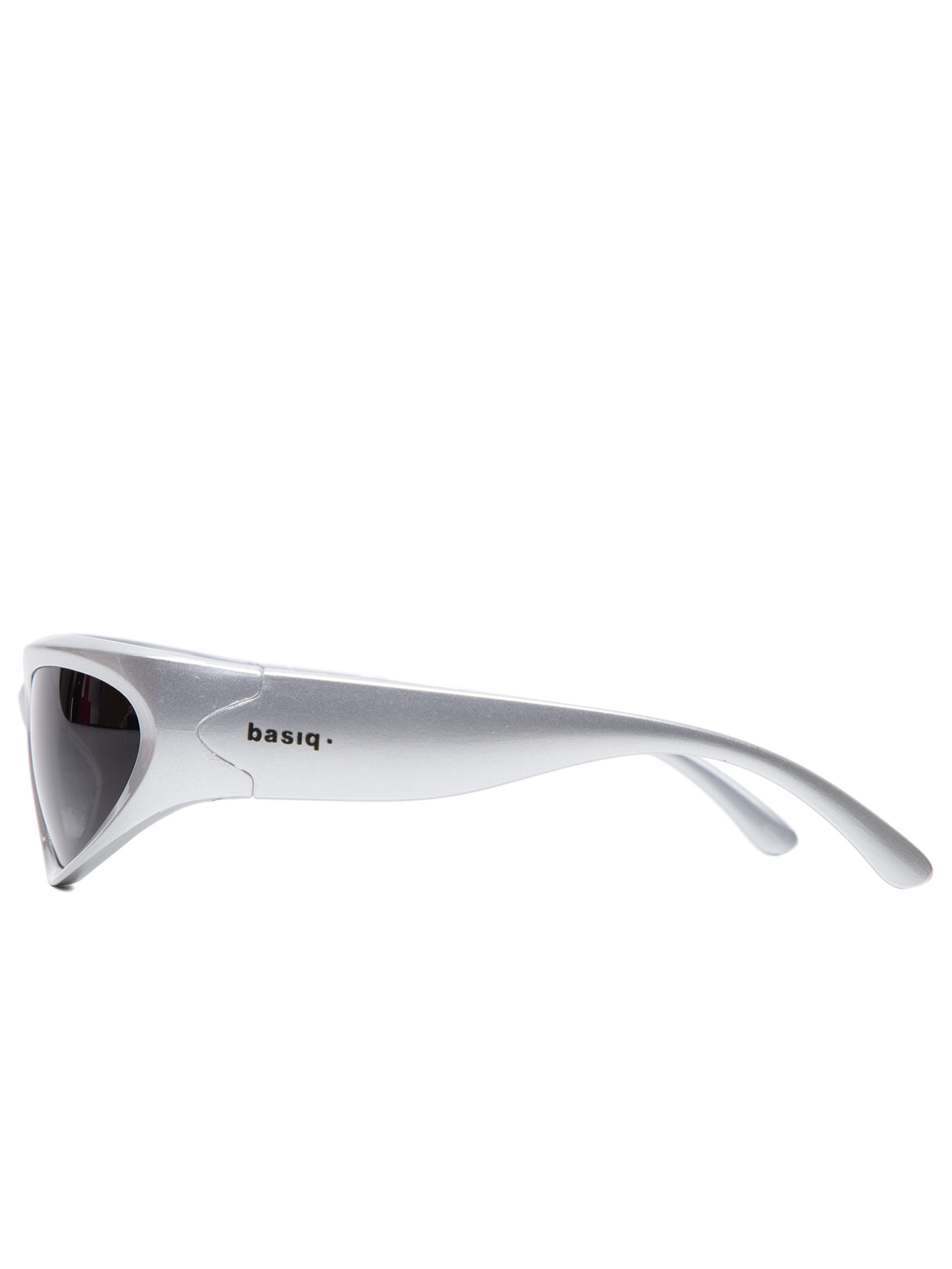 Óculos De Sol Masculino Y2K Retangular Lente Preta - Basiq Men - Prata -  Oqvestir