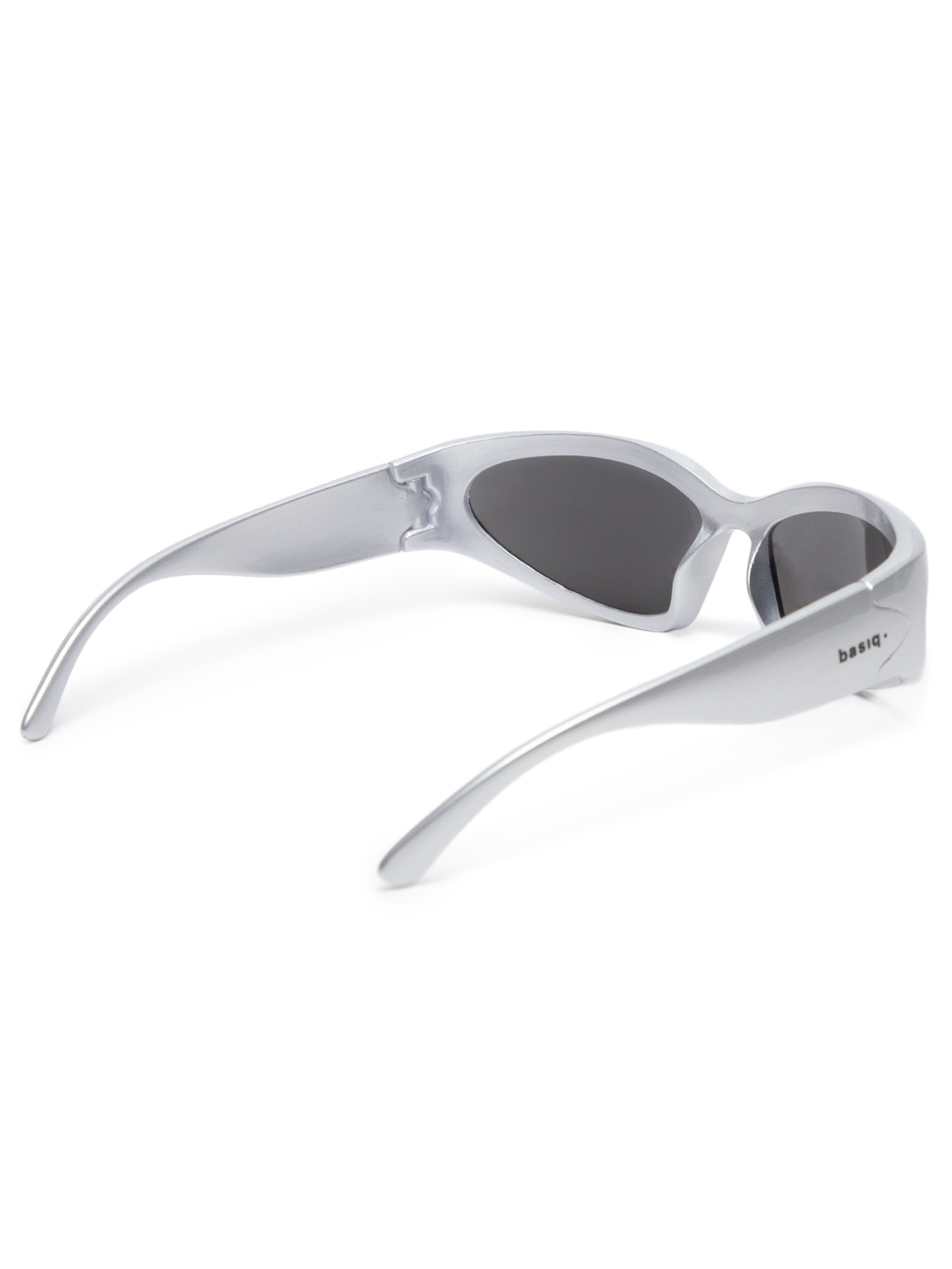 Óculos De Sol Masculino Y2K Retangular Lente Espelhada - Basiq Men - Prata  - Oqvestir