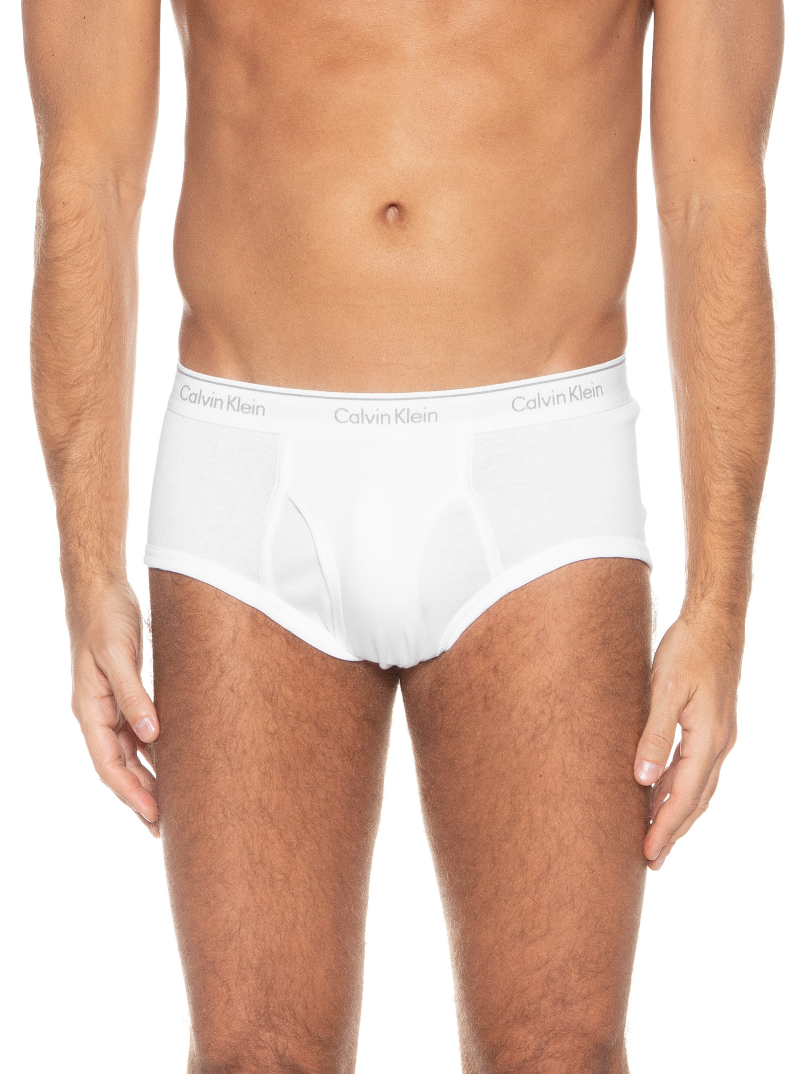 Kit de 3 Cuecas Brief De Cotton Rib - Calvin Klein Underwear