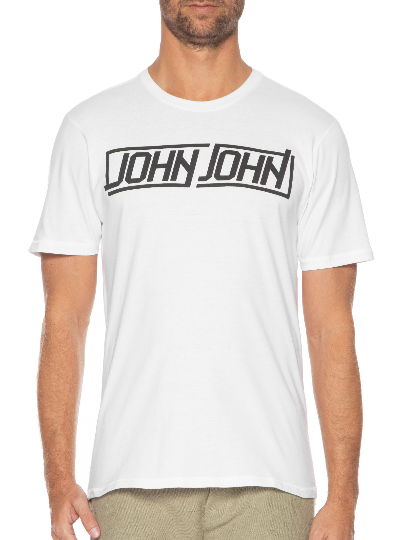 T-shirt Yves - John John - Branco - Oqvestir