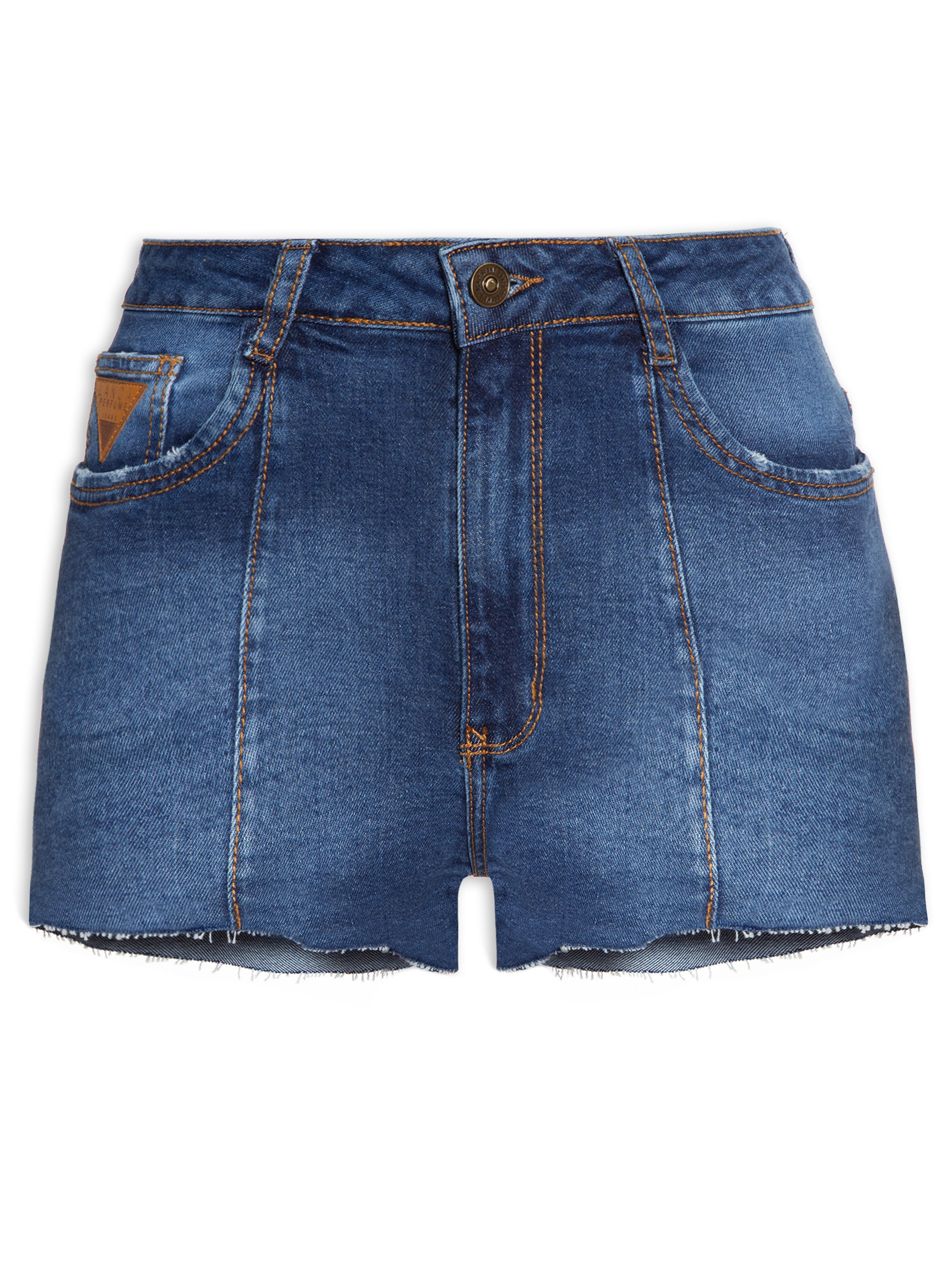 Short Hot Pants em Jeans com 02 Bolsos Azul