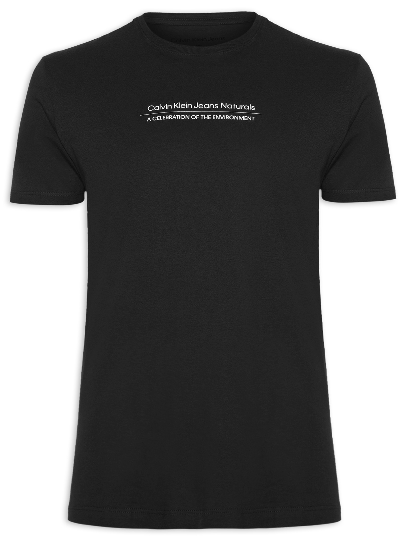 Camiseta Masculina Sustainable Naturals - Calvin Klein Jeans - Preto -  Oqvestir
