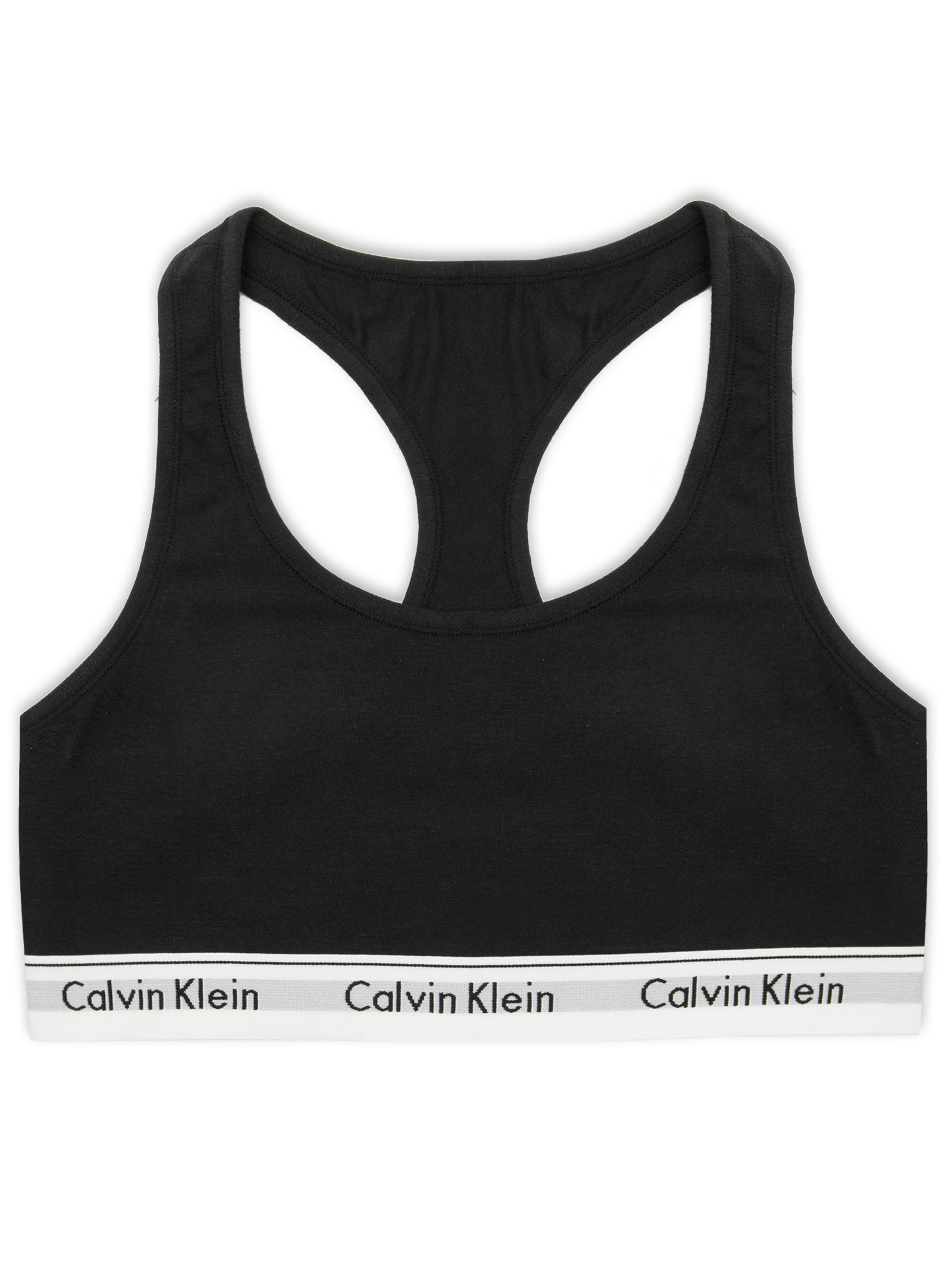 Bralette Mujer Calvin Klein Logo Modern Cotton Grey