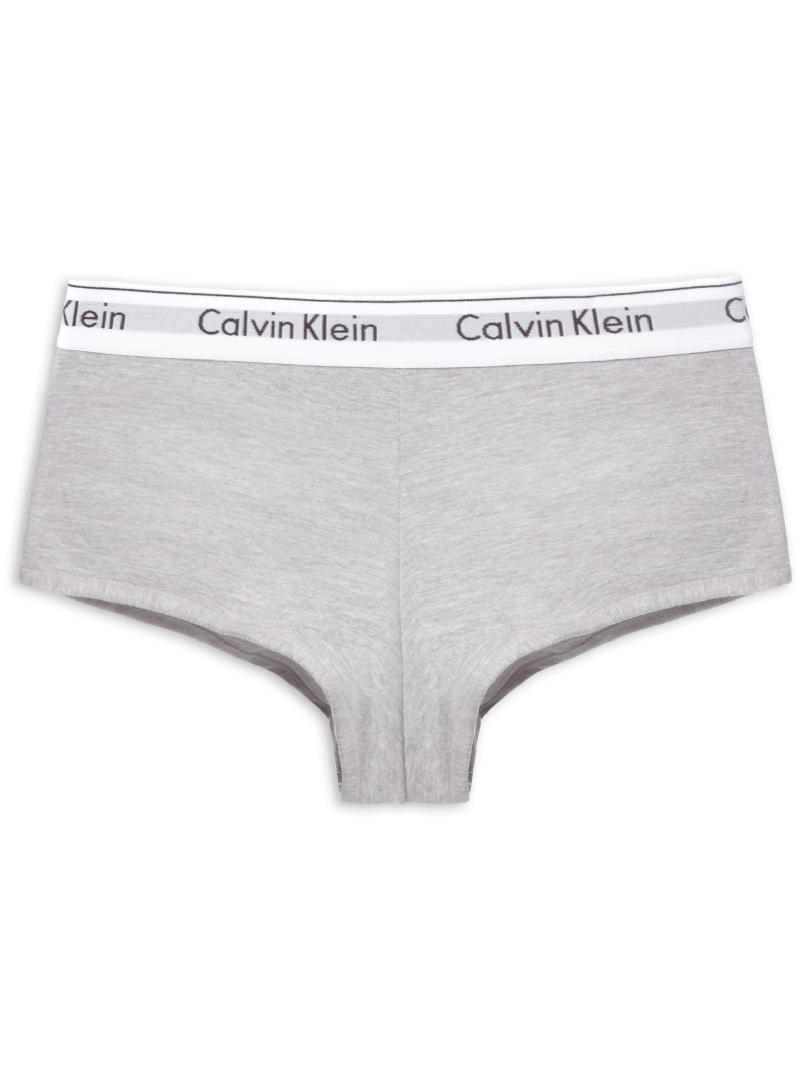Calcinha Boyshort Modern Cotton - Calvin Klein Underwear - Cinza