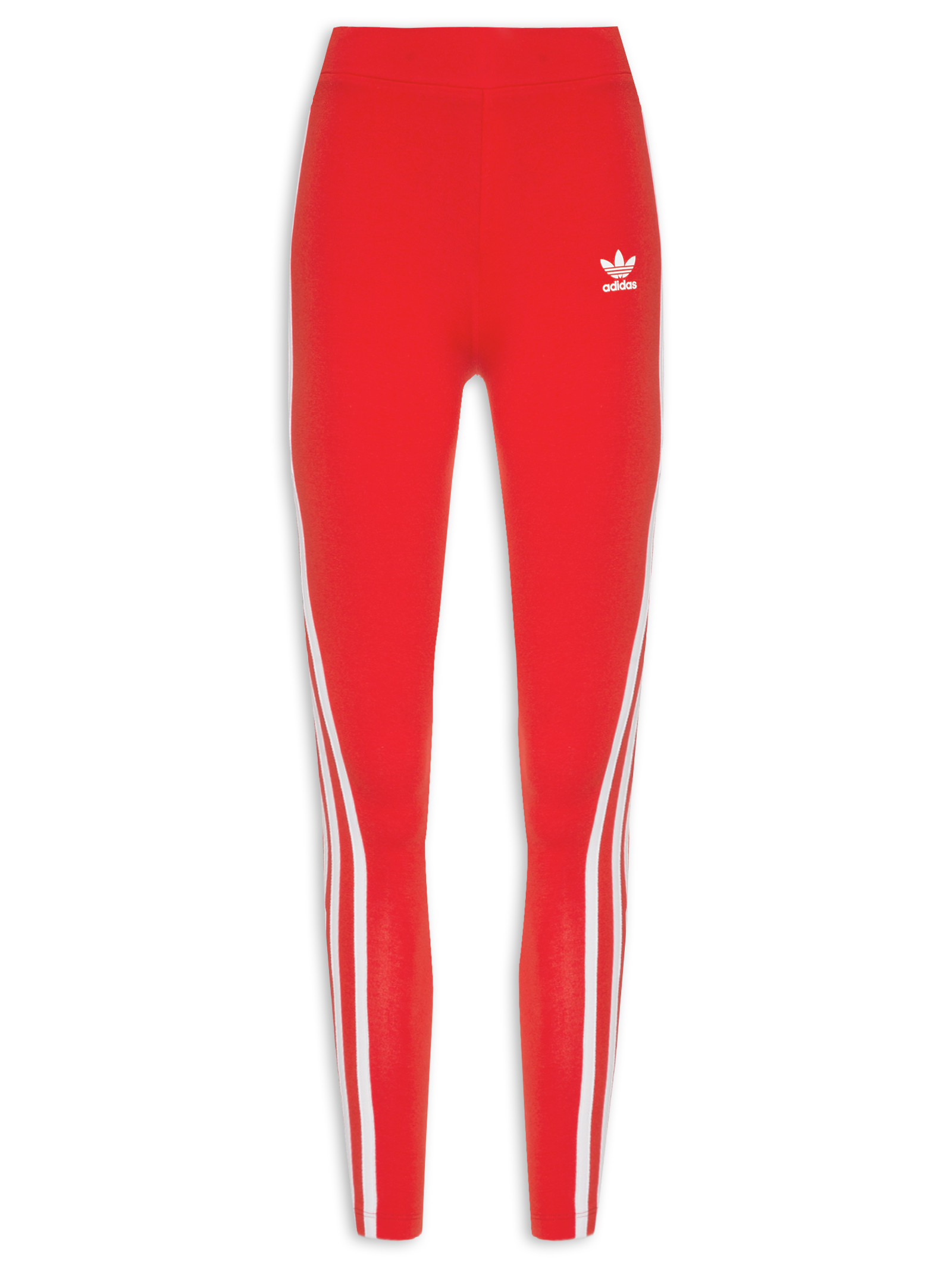 Calça Feminina Legging Adicolor Classics 3-Stripes - Adidas Originals -  Vermelho - Oqvestir