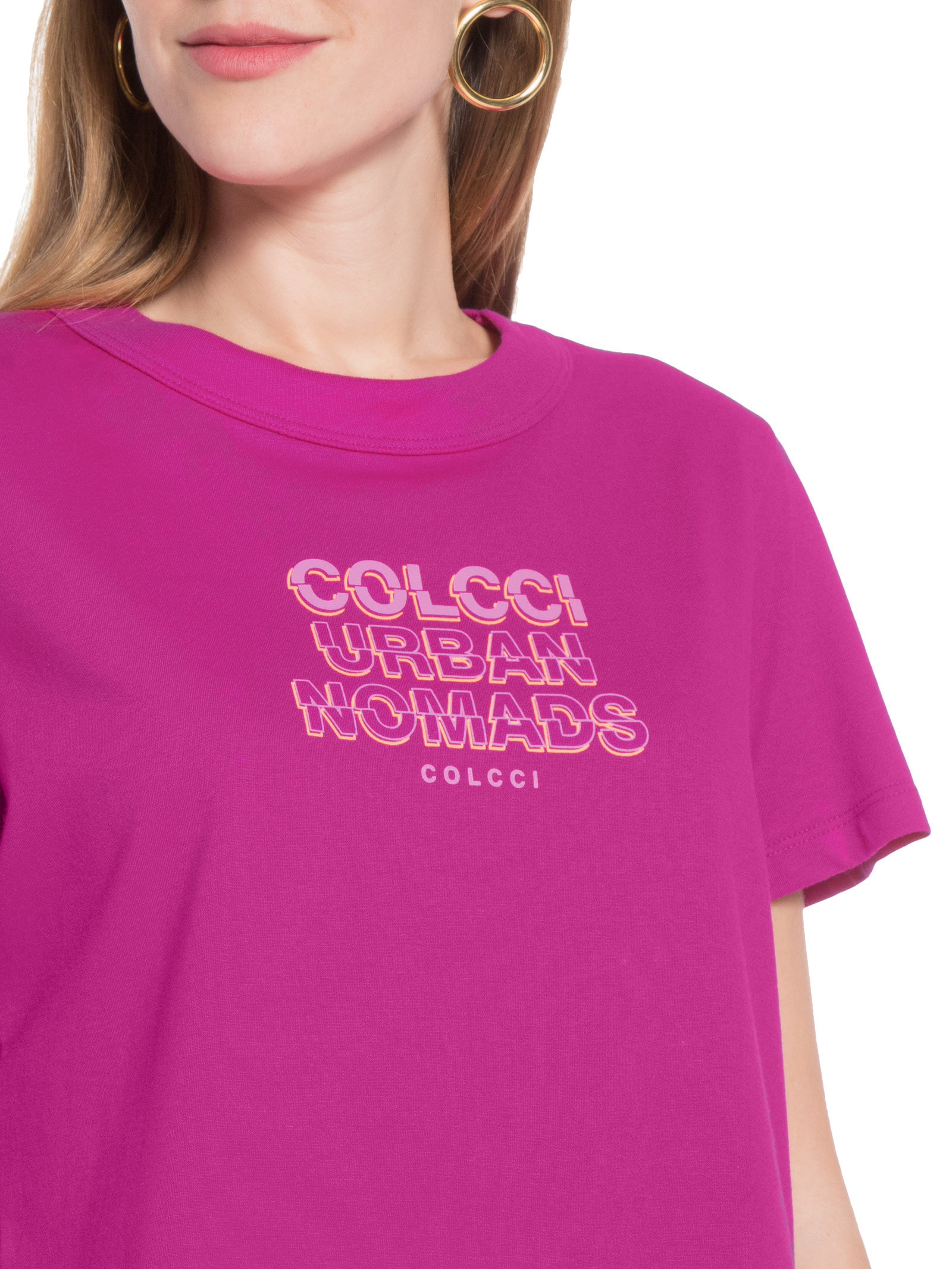 Camiseta Feminina - Colcci - Rosa - Oqvestir