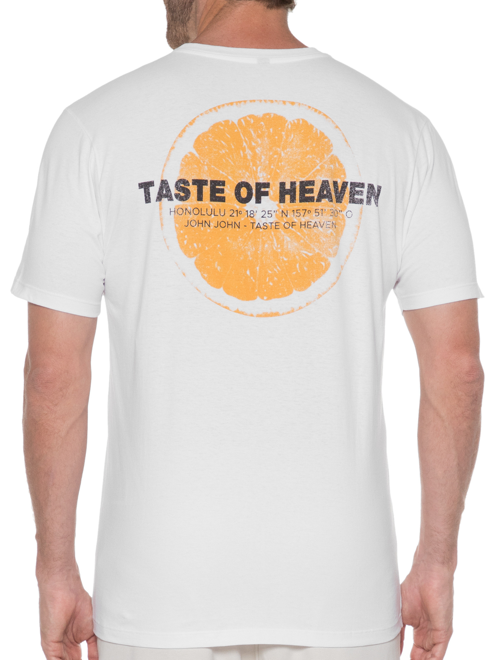 Camiseta John John Masculina Regular Quality Heaven Latte Off-White - Faz a  Boa!