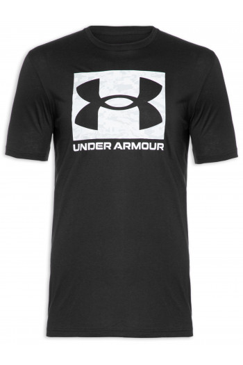 Camiseta Masculina Camo Boxed - Preto