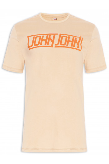 T-shirt John Outdoor - Bege 