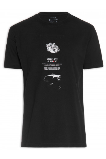 T-shirt Masculina Vintage Trkk Experience - Preto