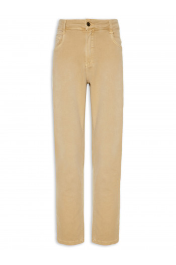 Calça Masculina Jeans Leblon Comfort Color - Bege