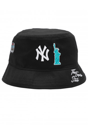 Chapéu Masculino Bucket Core City Icons New York Yankees - Preto