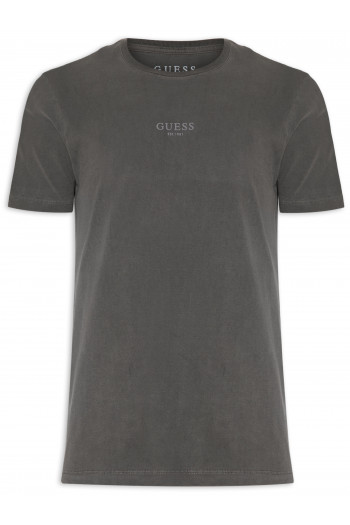 T-Shirt Masculina Silk Laser - Cinza