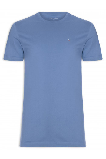 Camiseta Masculina Básica - Azul