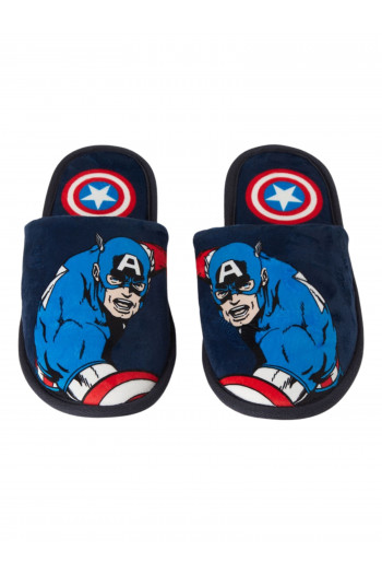 Pantufa Marvel Capitão América - Azul