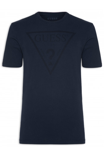 T-shirt Masculina Logo Triângulo - Azul