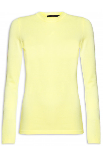 Blusa Tricot Color - Amarelo