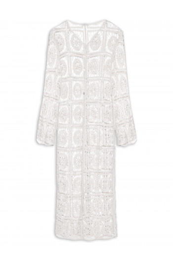 Kimono Feminino Crochê - Branco