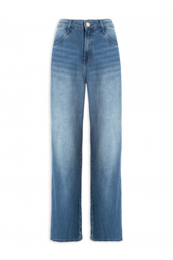 Calça Feminina Jeans Full Length High - Azul