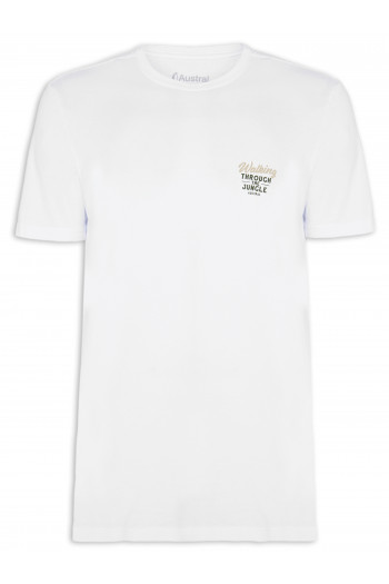 Camiseta Masculina Jungle - Branco