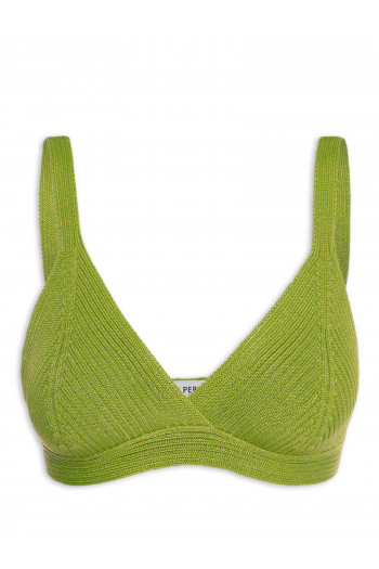 Top Tricot Cropped - Verde