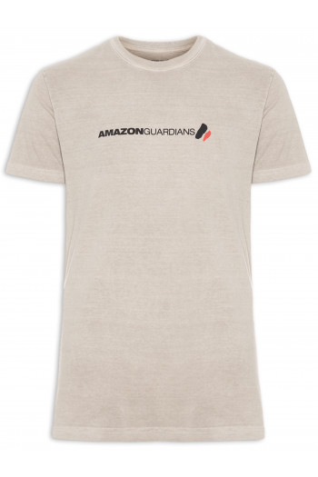 T-shirt Masculina Stone Amazon Guardians - Bege
