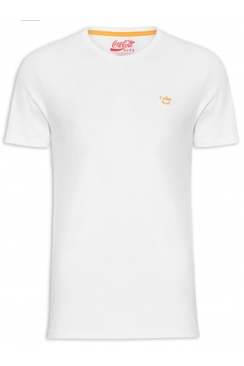 Camiseta Mangas Curtas - Off White