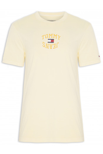 T-Shirt Masculina Classic Arched Logo - Amarelo