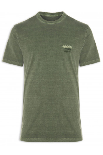 Camiseta Masculina Jungle - Verde