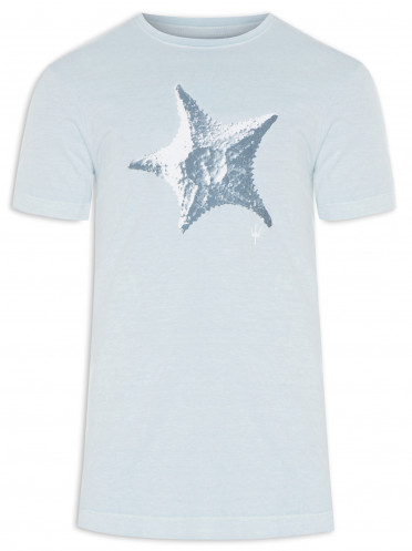 T-shirt Masculina Stone Estrela Do Mar - Azul