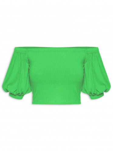 Blusa Feminina Canelada - Verde