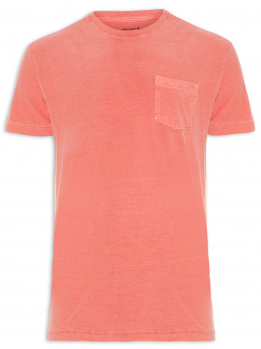 T-Shirt Masculina Pocket Colors - Vermelho