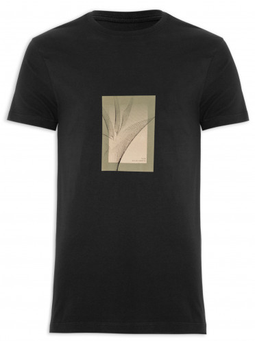 T-Shirt Masculina Heliconia - Preto