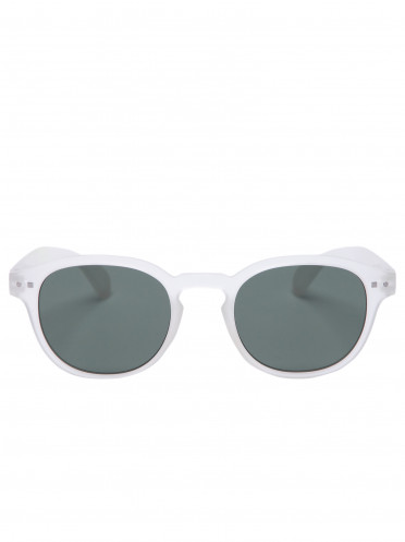 Óculos De Sol Unissex Tóquio Transparente - Branco