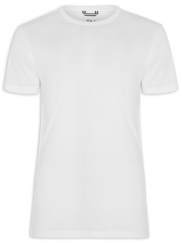Camiseta Masculina Pf Pima Cores - Branco