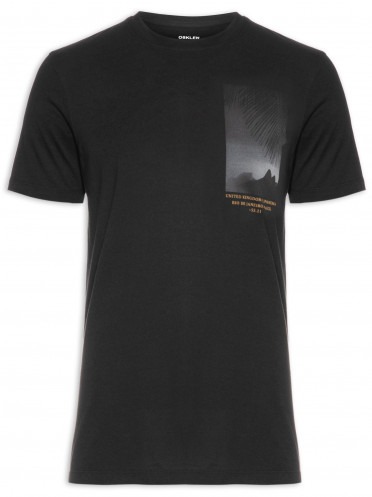 T-Shirt Masculina Soft Used Uki - Preto