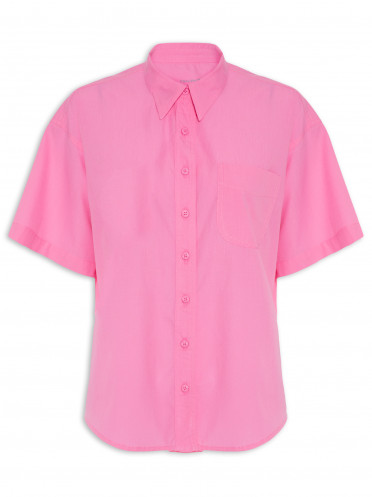 Camisa Feminina Over - Rosa