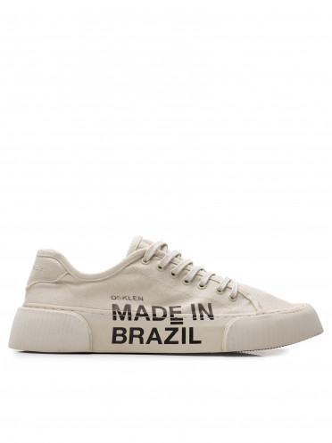 Tênis Masculino Creeper Lona Made In Brazil - Off White