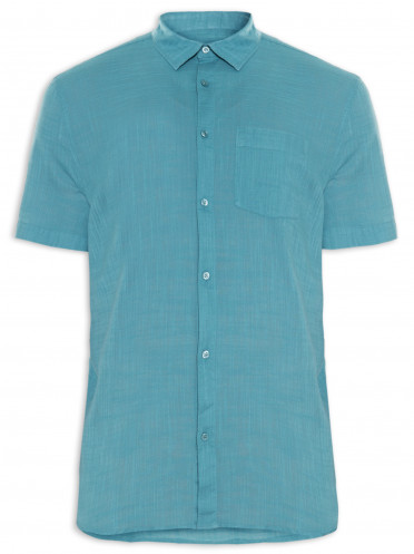 Camisa Masculina Texture Color - Azul