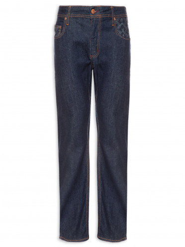 Calça Masculina Jeans Paul Slim - Azul