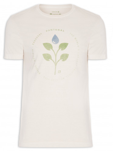 T-shirt Stone Pantanal - Bege