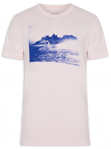 T-shirt Masculina Stone Ipanema Beach - Rosa