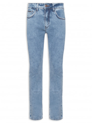 Calça Jeans Masculina Super Skinny 5 Pockets - Azul