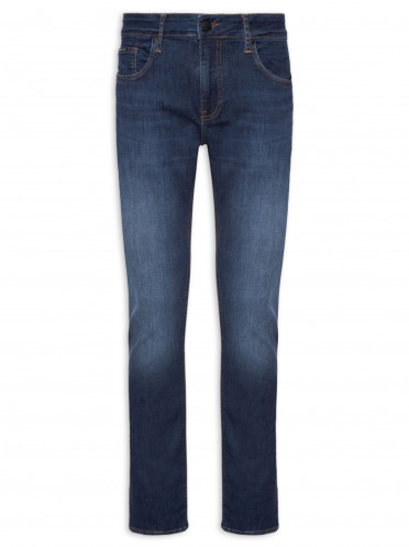 Calça Jeans Masculina Skinny Essencial - Azul