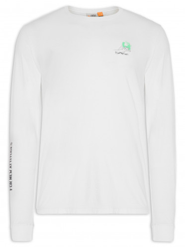 Blusa Masculina Manga Longa  In Our Hands - Off White