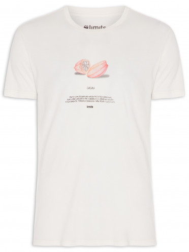 Camiseta Soft Fruto Cacau - Off white