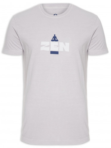 T-shirt Masculina Stone Zen - Lilás