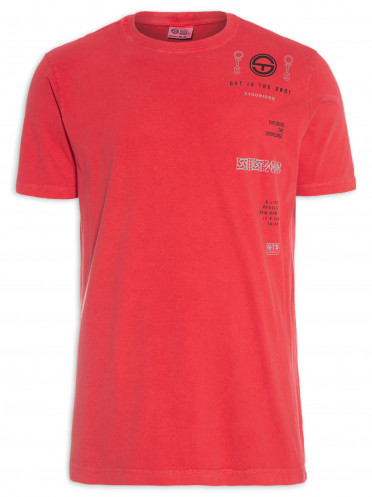 Camiseta Masculina Rebelion - Vermelho